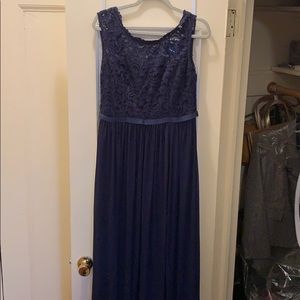 Navy Blue Bridesmaid Dress